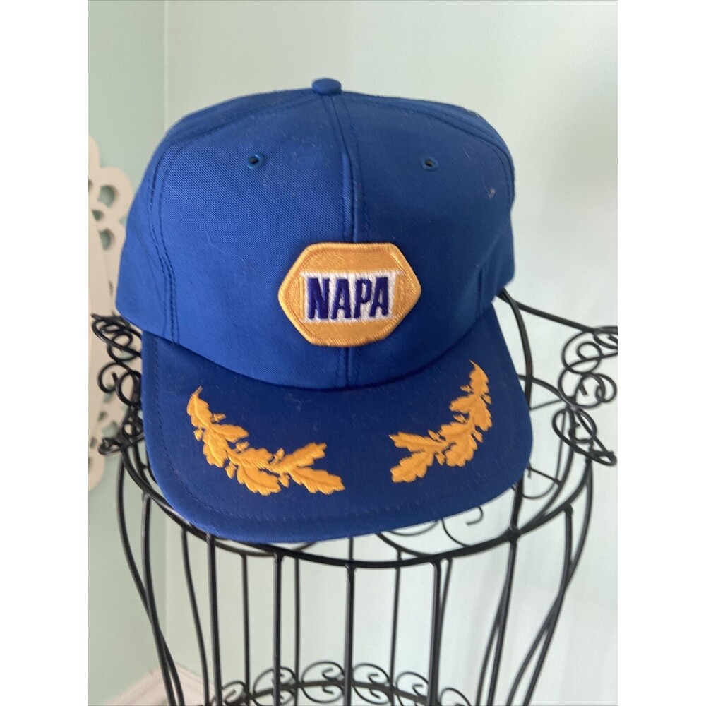 Vtg NAPA Louisville MFG Trucker Cap Egg Scramble Snapback Hat Made‎ In USA